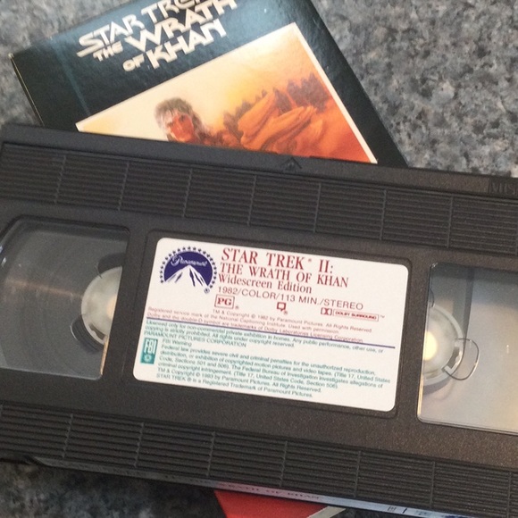 Star Trek VCR Screen Voyages. Collectors box of 6. Paramount 1993 - Picture 5 of 6